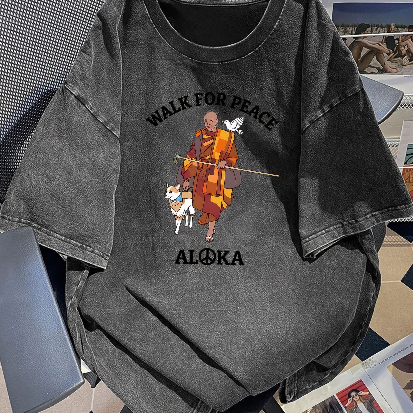 Women’s Monks & Aloka Dogs Graphic Tee