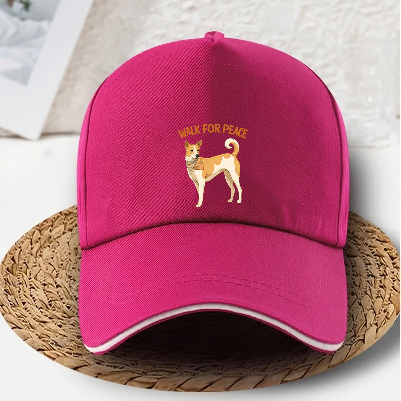 Adjustable Peace Print Women’s Baseball Hat