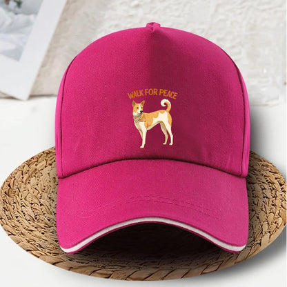 Adjustable Peace Print Women’s Baseball Hat