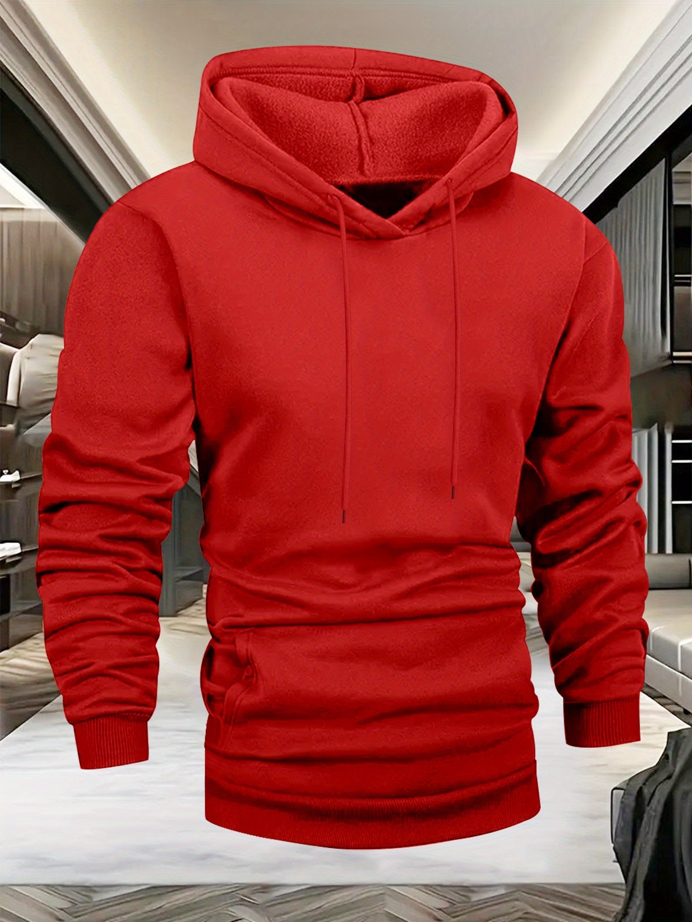 Men’s Kangaroo Pocket Peace Graphic Hoodie