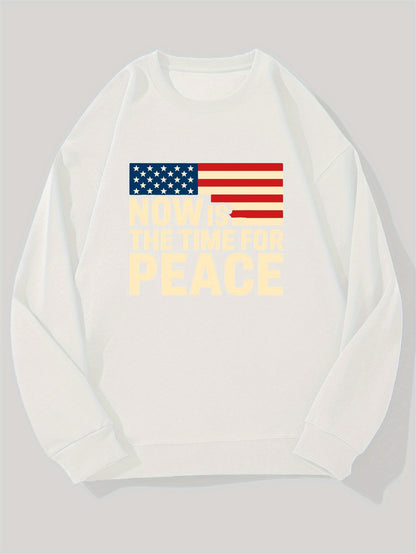 Men's NOW IS THE TIME for PEACE Sweatshirt