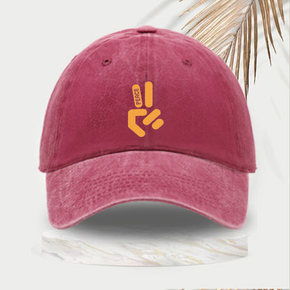 Lightweight Unisex PEACE Graphic Cap