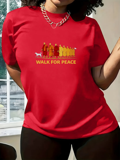 Women’s Zen Monk Graphic Summer T-Shirt