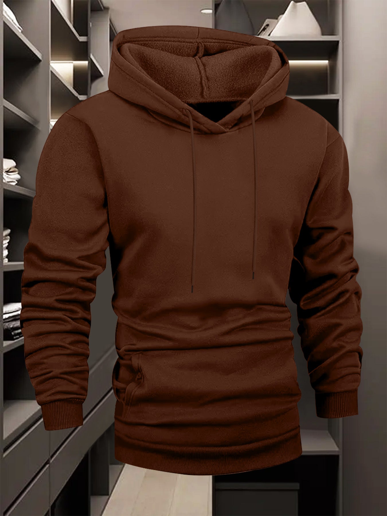 Men’s Casual PEACE Graphic Pullover Hoodie