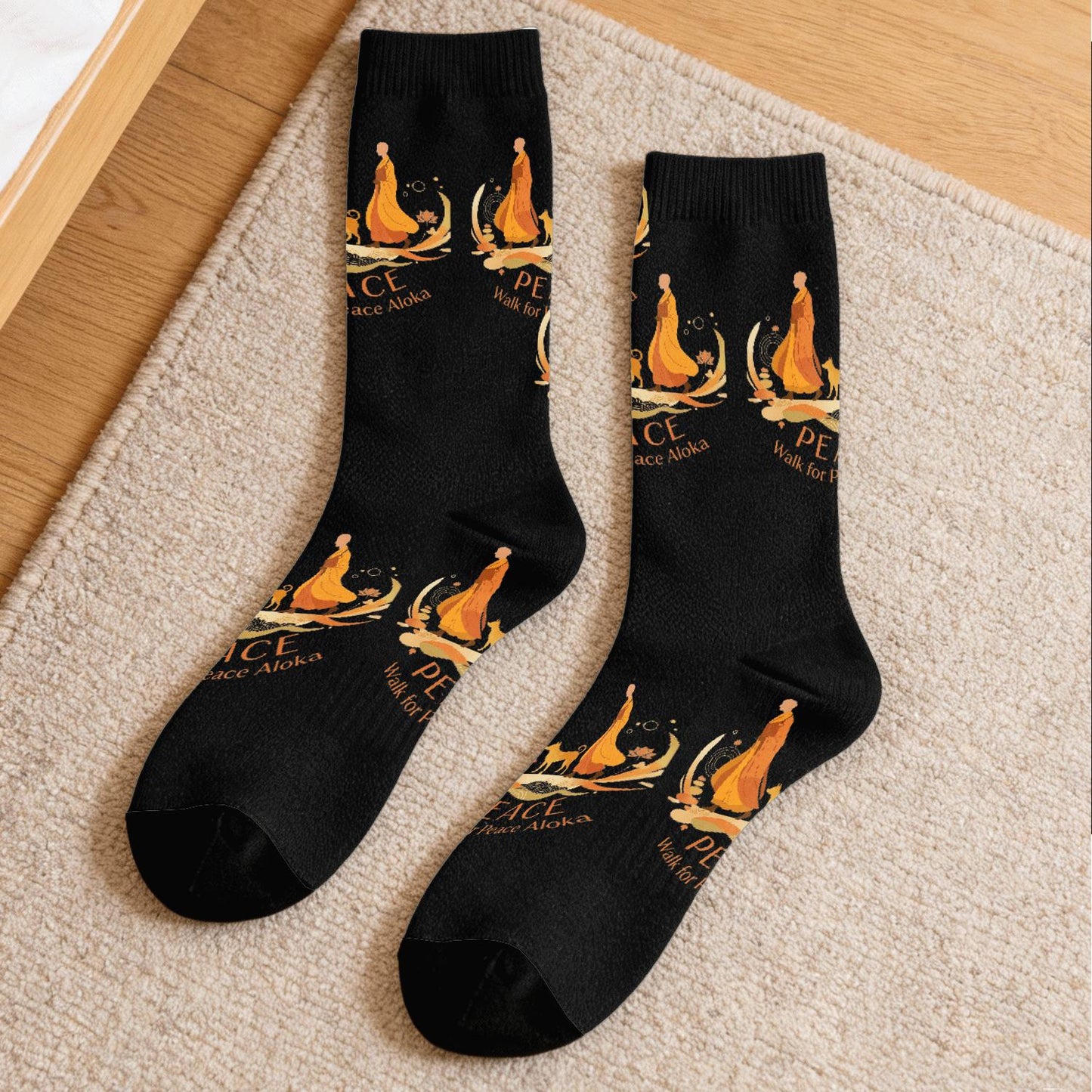 Walk Through The Peace Socks