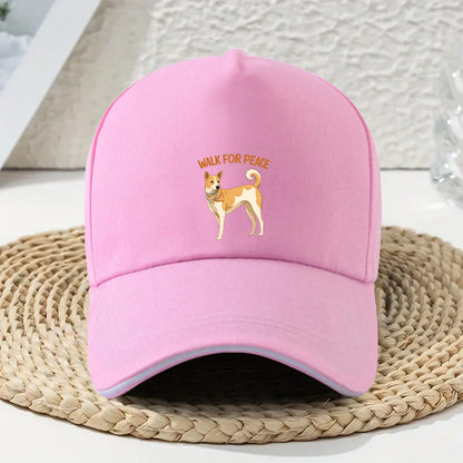 Adjustable Peace Print Women’s Baseball Hat