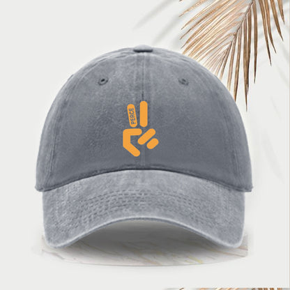 Lightweight Unisex PEACE Graphic Cap