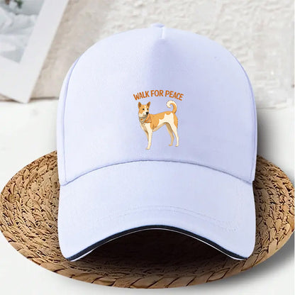 Adjustable Peace Print Women’s Baseball Hat