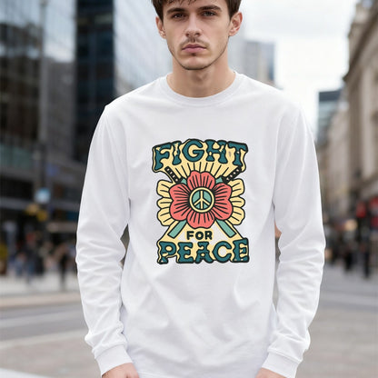 Long Sleeve Men’s Fight for Peace T-Shirt