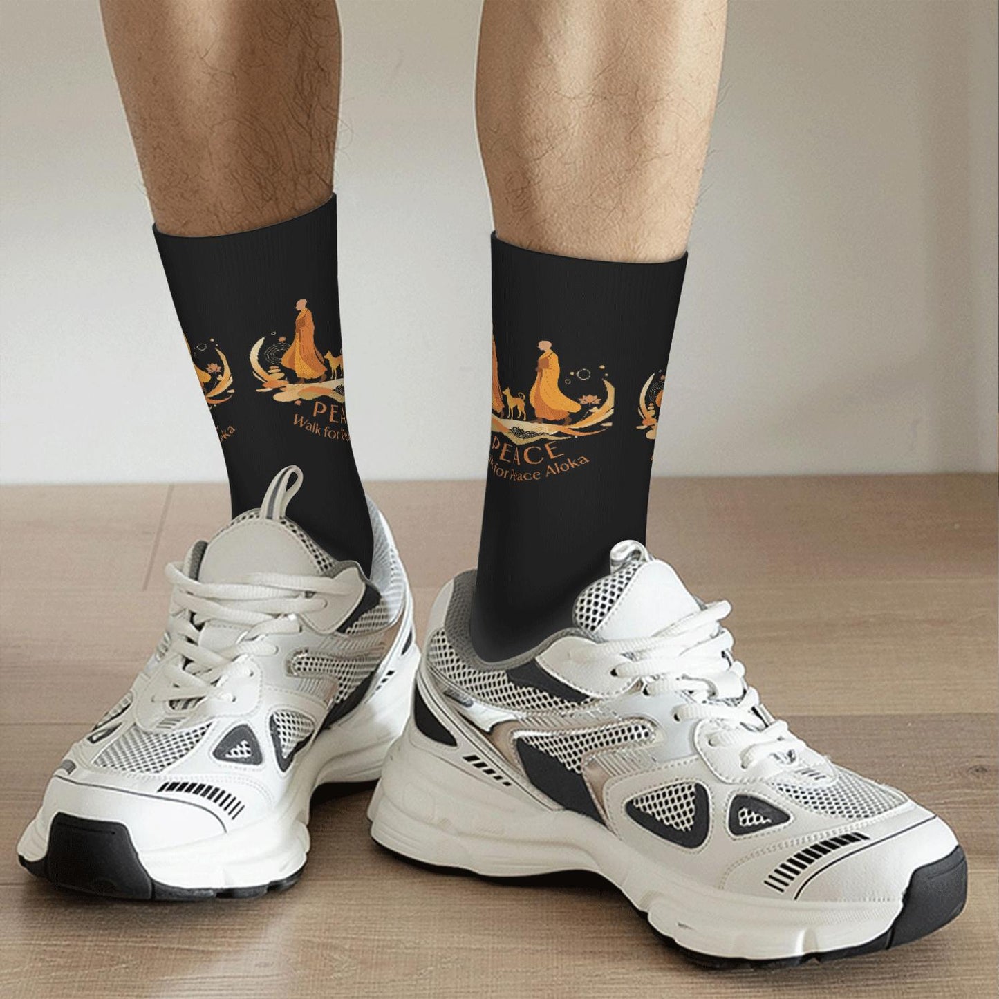 Walk Through The Peace Socks
