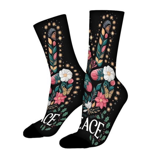 Peace Printed Socks