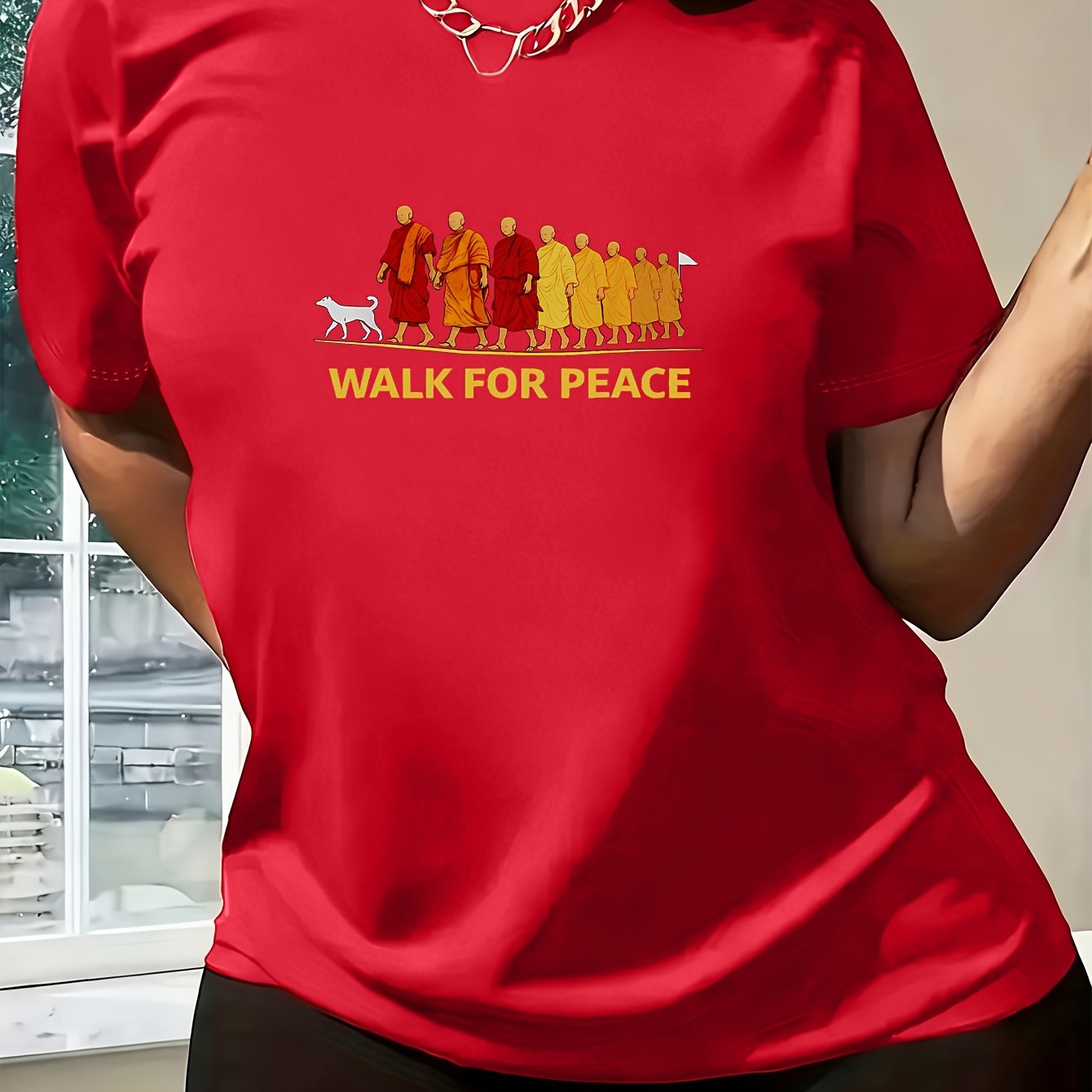 Women’s Zen Monk Graphic Summer T-Shirt