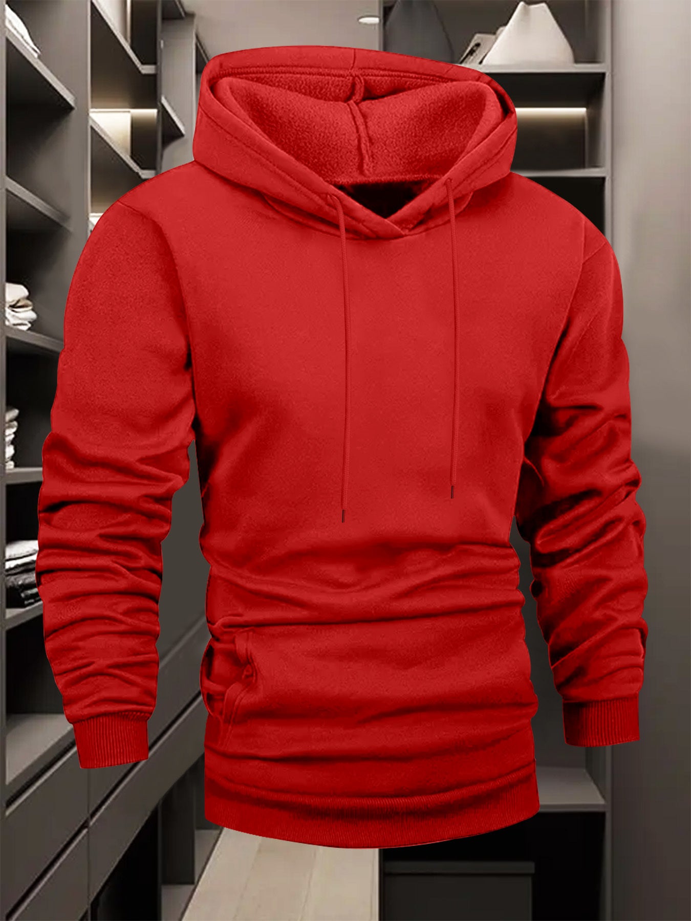 Men’s Casual PEACE Graphic Pullover Hoodie