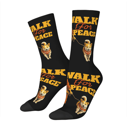 Peace Walking Monks and Aloka Socks