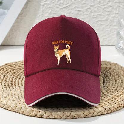 Adjustable Peace Print Women’s Baseball Hat
