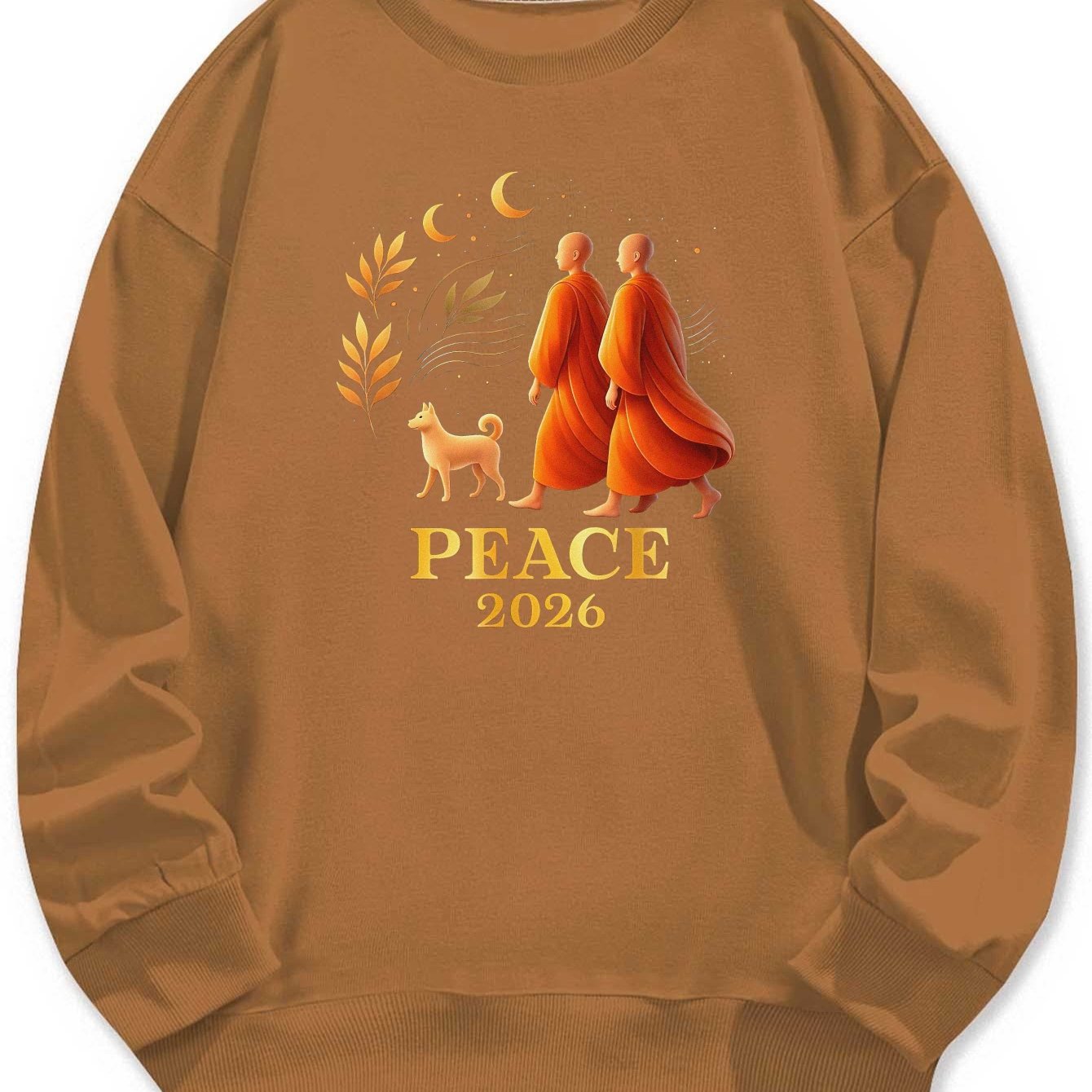 Walk Peace 2026 Men’s Casual Print Sweatshirt