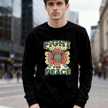 Long Sleeve Men’s Fight for Peace T-Shirt