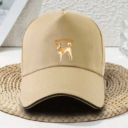 Adjustable Peace Print Women’s Baseball Hat