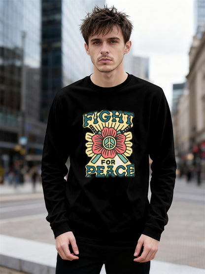 Long Sleeve Men’s Fight for Peace T-Shirt