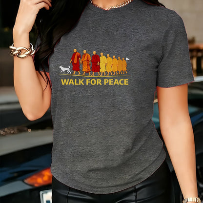 Women’s Zen Monk Graphic Summer T-Shirt