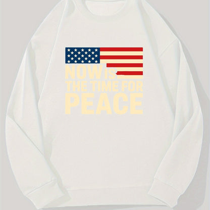Men's NOW IS THE TIME for PEACE Sweatshirt