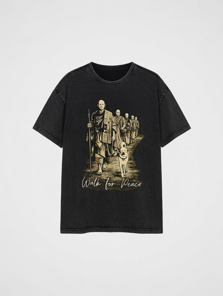 Women’s “Walk for Peace” Casual Short Sleeve T-Shirt