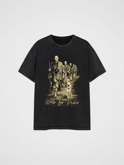 Women’s “Walk for Peace” Casual Short Sleeve T-Shirt