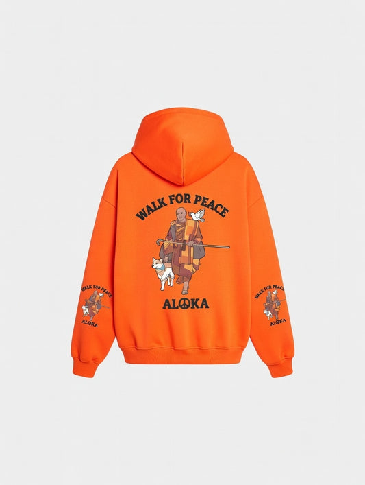 Women’s Autumn/Winter Hoodie with Peace Graphic