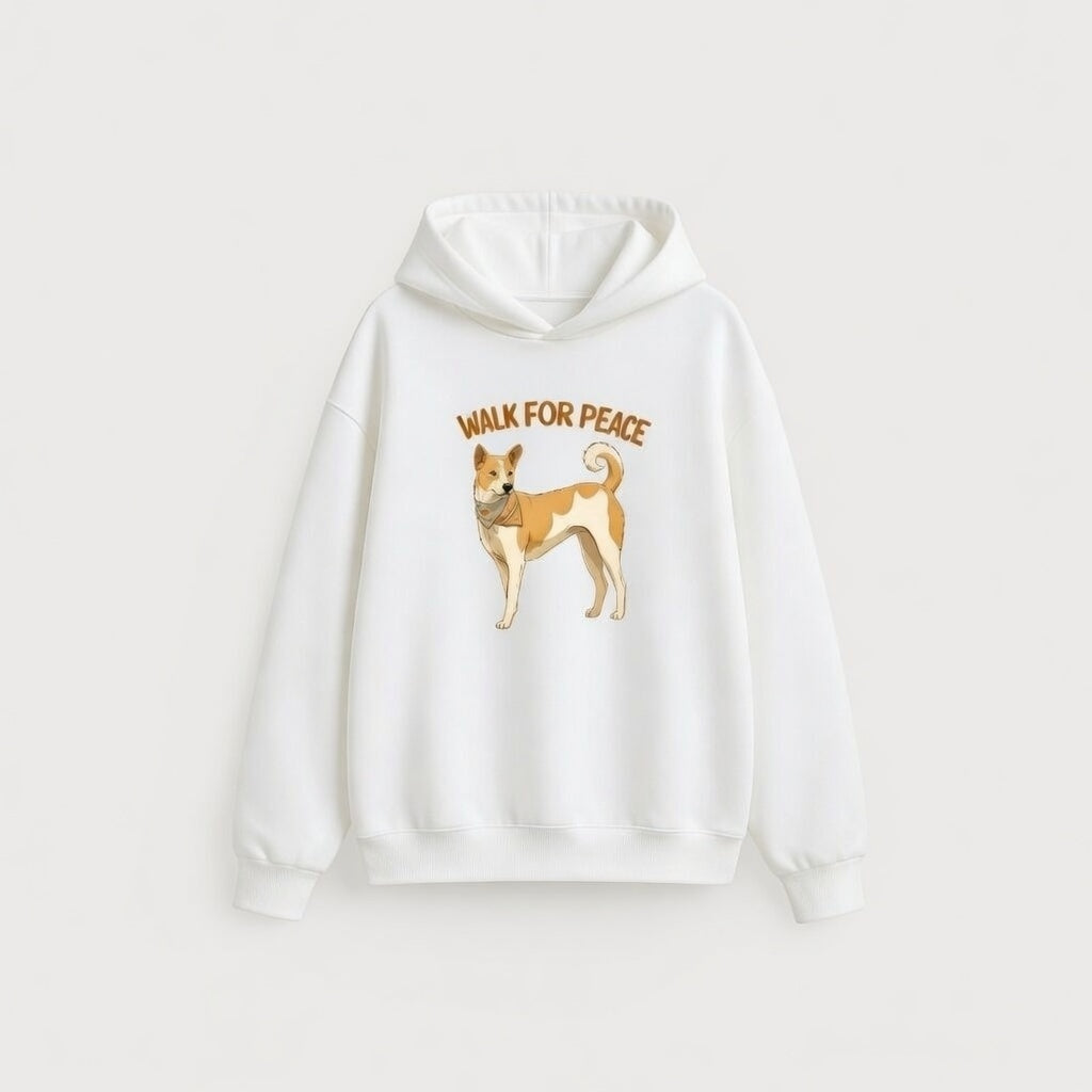 Fashionable Dog Print Women’s Casual Hoodie