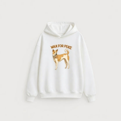 Fashionable Dog Print Women’s Casual Hoodie
