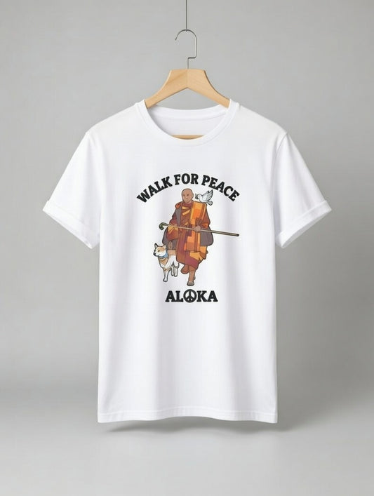 Women’s Plus Size Casual T-Shirt – Monk & Dog Motif